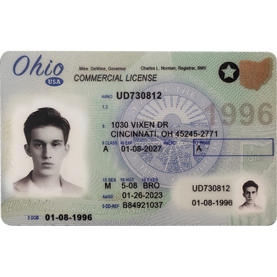 Fake Ohio CDL Fake Ohio CDL