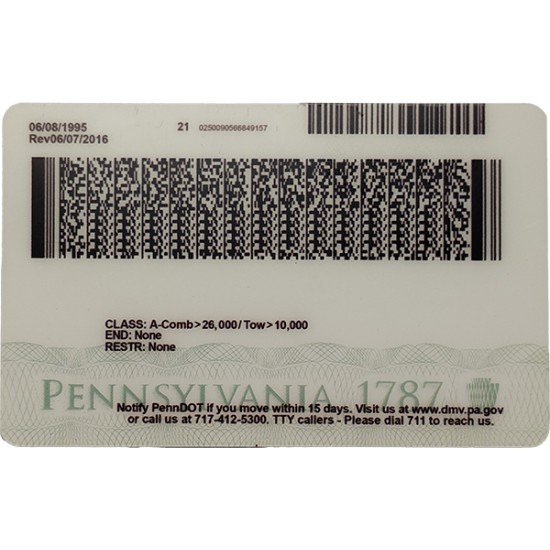 Fake Pennsylvania CDL Fake Pennsylvania CDL