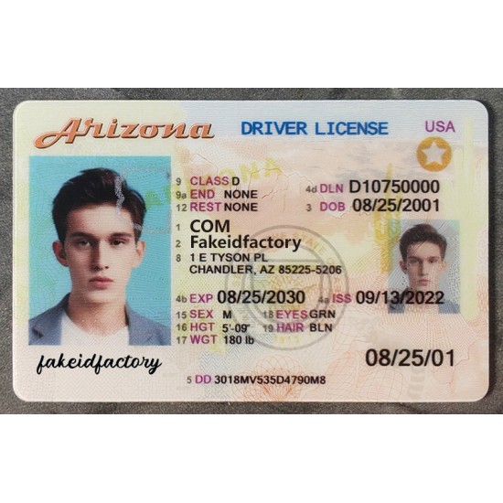 Arizona scannable id from fakeidfactory Arizona scannable id,fake scannable id,scannable fake id