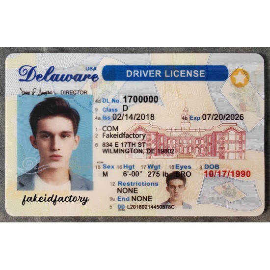 The Delaware id card that is often chosen is from fakeidfactory. Delaware id card,id cards