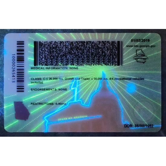 Best quality georgia id easily passes the test. fake id maker,georgia id