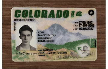 COLORADO FAKE DRIVER LICENSE