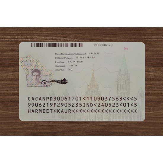 Canada Permanent Resident Card(2025)