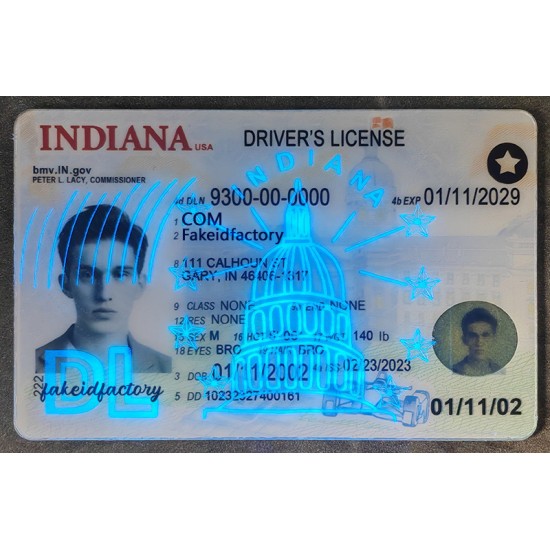 indiana id cards have all the elements of security. indiana id,indiana id card