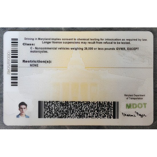 Our maryland fake id card can pass scanner detection. how to get a fake id,maryland id card fake