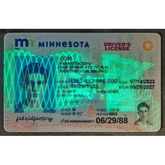 Get a free duplicate with the purchase of a Minnesota Fake ID. fake minnesota id,Scannable Driver Cards