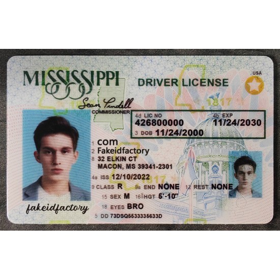 mississippi id card is being sold at a discounted price. mississippi id card,Scannable Ids cards for sale