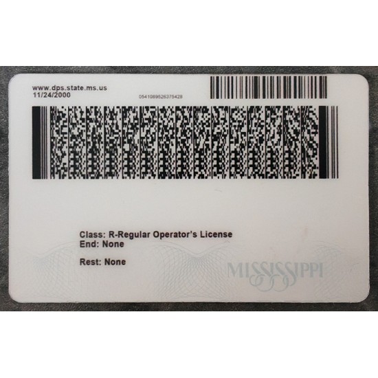 mississippi id card is being sold at a discounted price. mississippi id card,Scannable Ids cards for sale