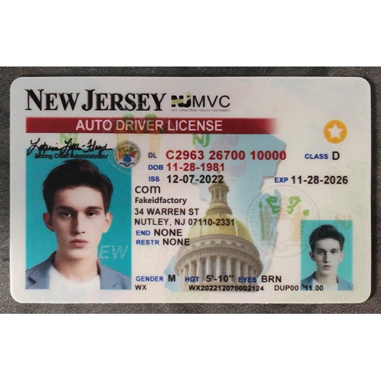 New Jersey Fake ID In fakeidfactory Being Made Through Laser perforation Printing. fake ids new jersey,Fake drivers cards