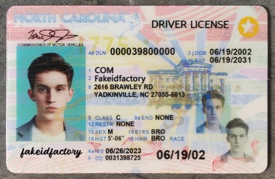 North Carolina Fake ID