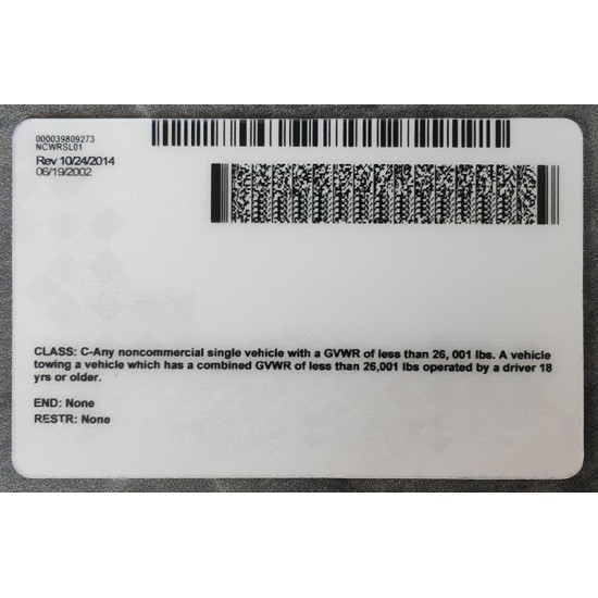 North Carolina Fake ID not only looks realistic but has all the security elements. fake north carolina id,scannable fake ids