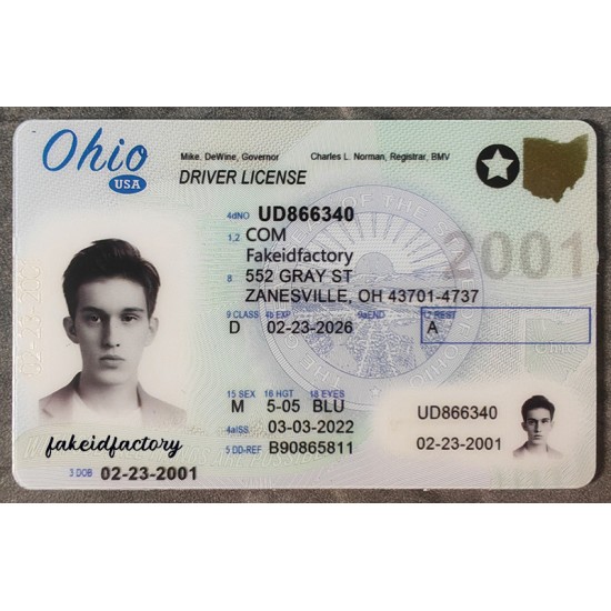 Ohio scannable Fake ID can pass the check of a commercially available scanner. fake ohio id,novelty ids