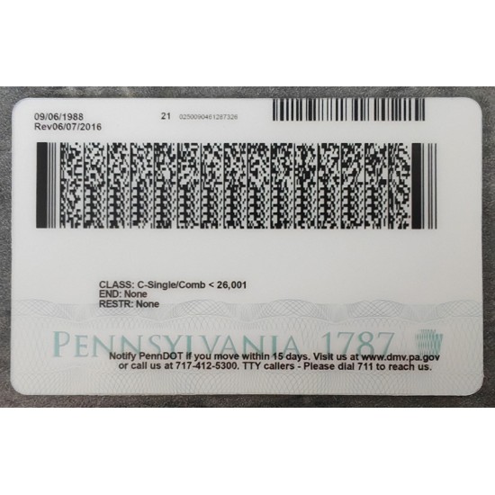 fakeidfactory use the most mature production to produce Pennsylvania Fake ID with all the safety elements. fake ids in pennsylvania,novelty id cards