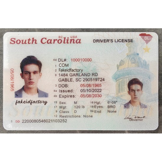fakeidfactory uses a high quality laser card printer to create South Carolina Fake IDs. south carolina fake id,good websites for fake ids