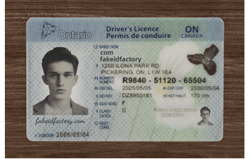 Ontario Scannable Fake ID (2025 version)